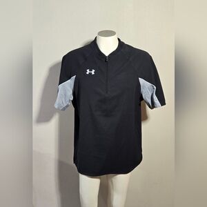 Under Armour Contender Cage Jacket - Men's Black / Steel / White Medium